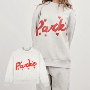 Parke Varsity Mockneck Sweatshirt Valentines! L/XL